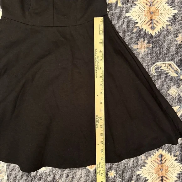 Lulus Women’s Believe in Love Black Backless Skater Dress Size Medium - Picture 14 of 14